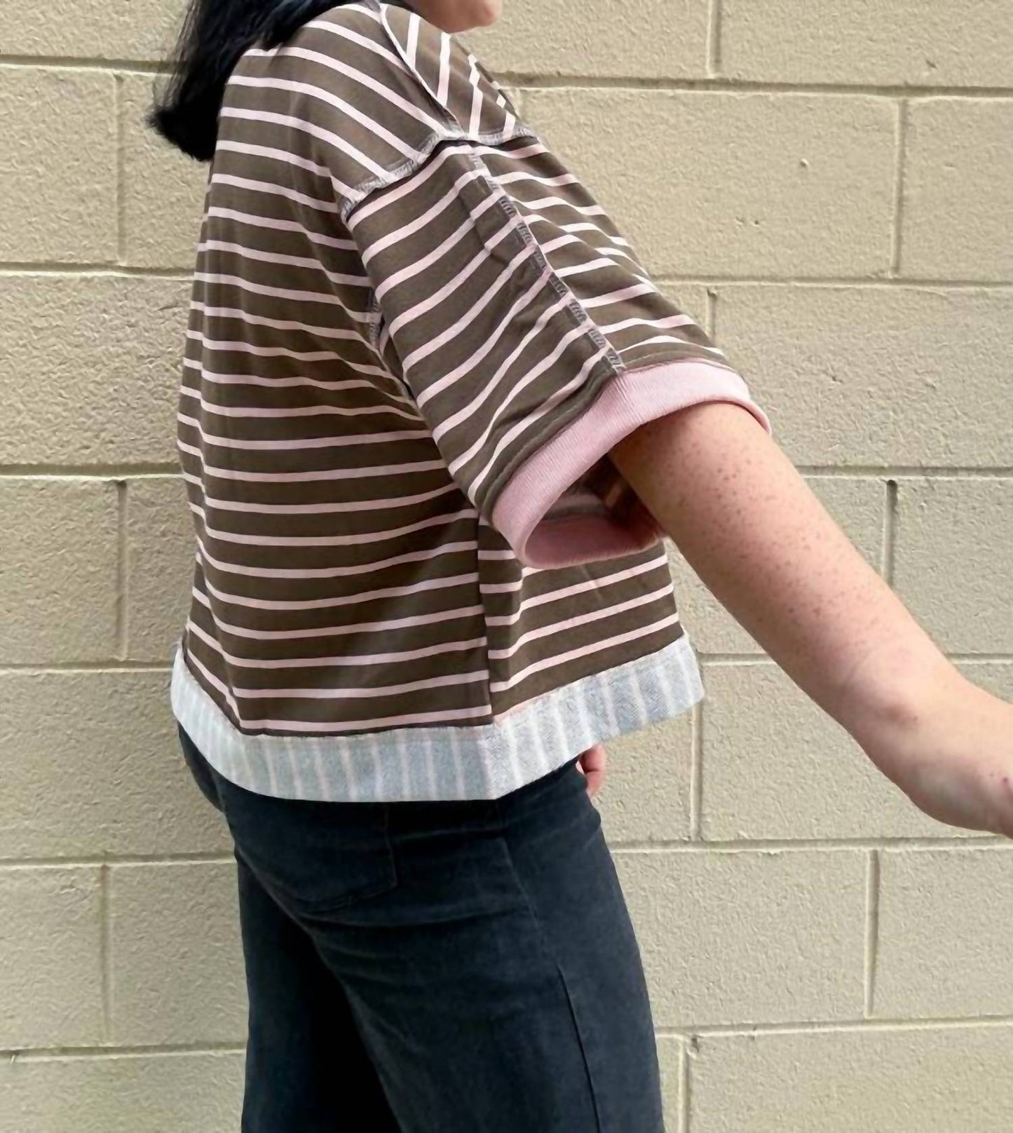 Anniewear - Striped Terry Top