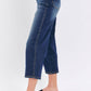 Judy Blue - Mid Rise Tummy Control Wide Leg Jeans