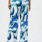 Joseph Ribkoff - High Waist Abstract Trousers