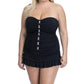 Profile By Gottex - Moto Bandeau Strapless Swimdress - Plus