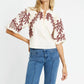 Caballero - Elodie Puff Sleeves Top