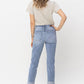 Judy Blue - Mid Rise Double Cuff Destroyed Boyfriend Denim Jeans