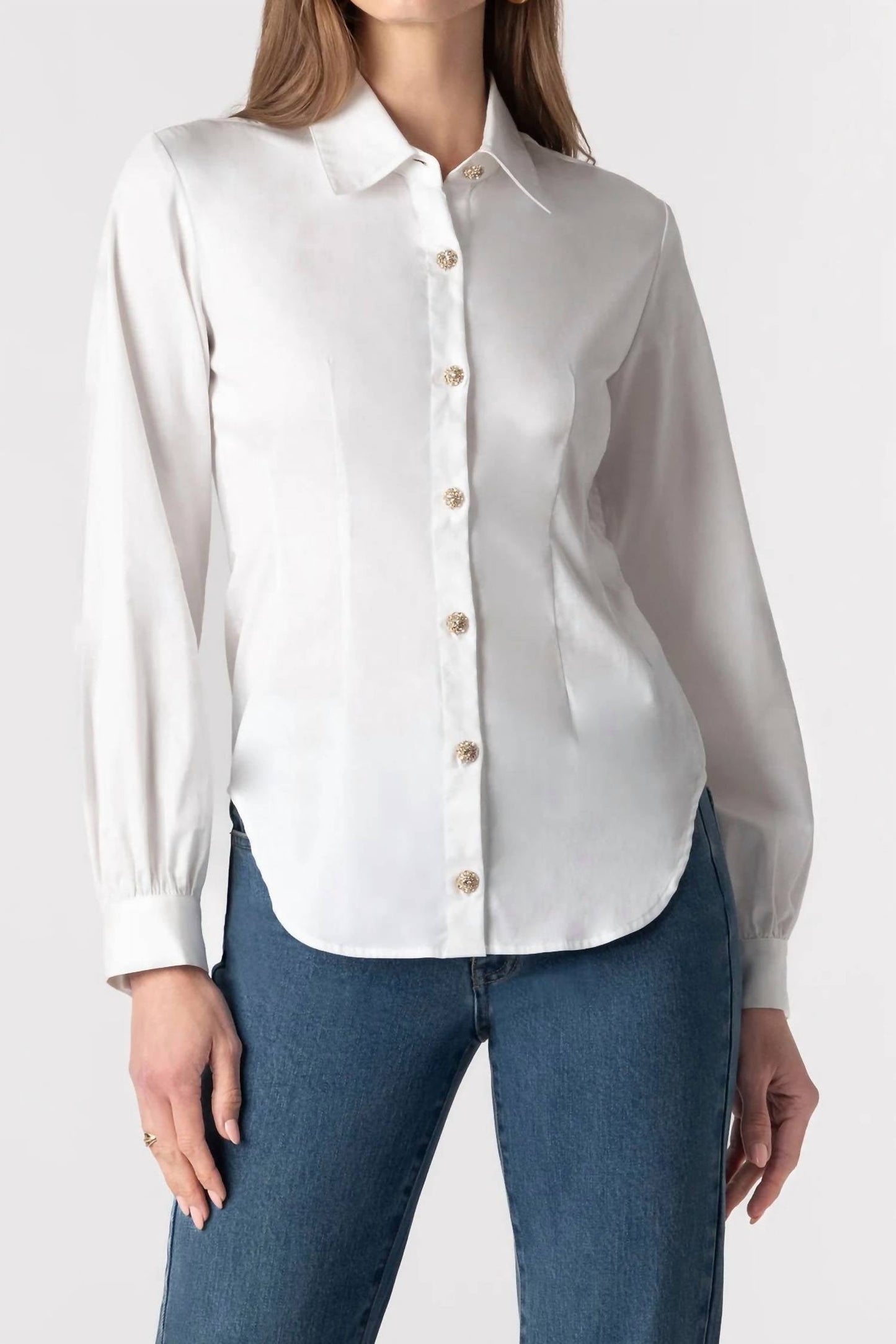 Generation Love - Loralie Subtle Balloon Sleeves Blouse