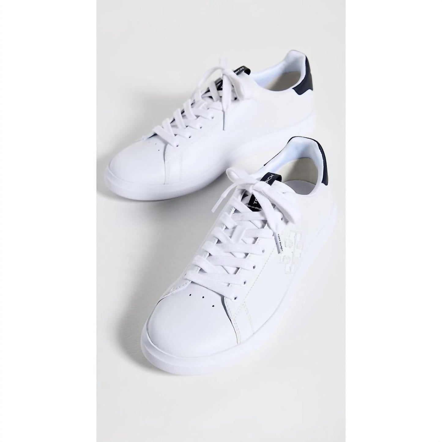 Tory Burch - Women's Logo Howell Court Lace Up Sneakers