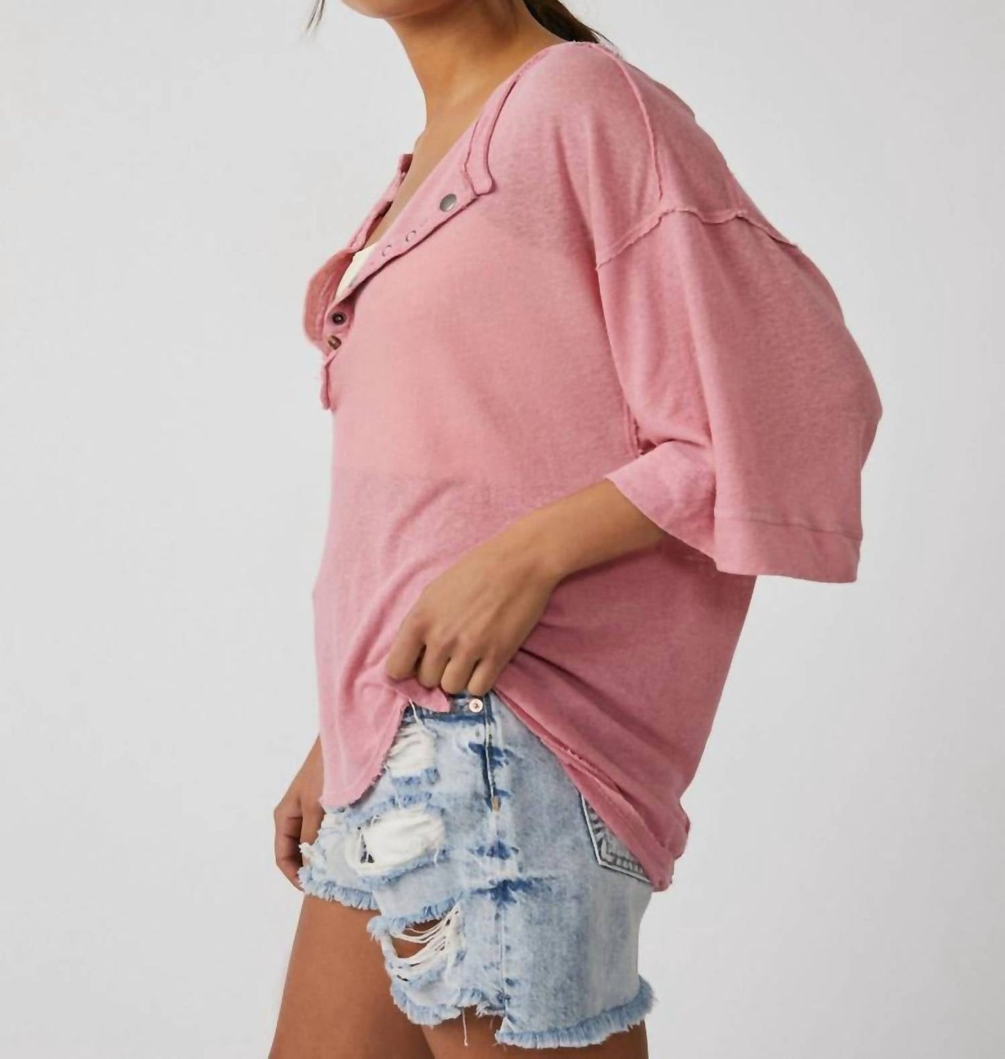 Free People - Care Maribell Henley Tee