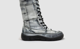 Kcr Group - Women’s Original Tall Thick Zip-Up Leather Boots