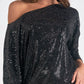 Elan - Off Shoulder Shimmer Top