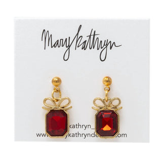 Mary Kathryn Designs - Women Ruby Red Dangles