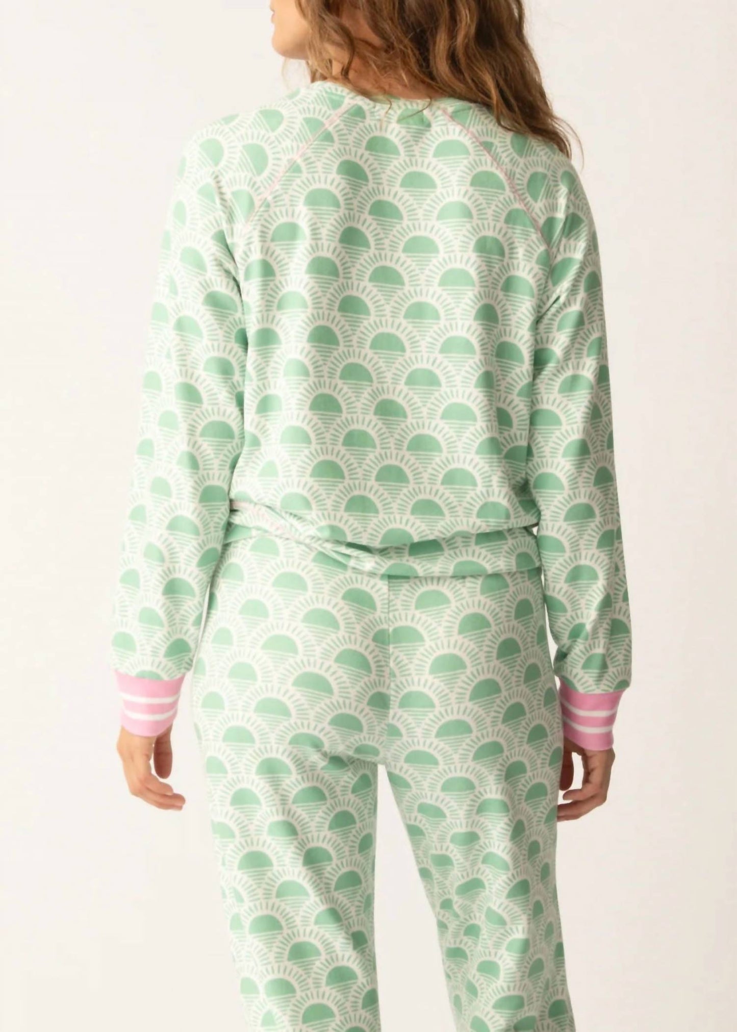 Pj Salvage - Peachy Party Courtside Long Sleeve Top