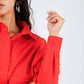 Oui - Women's Crop Boxy Blouse