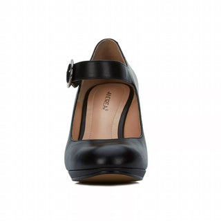 Andrea - Women's Leather Heels With Ankle Strap