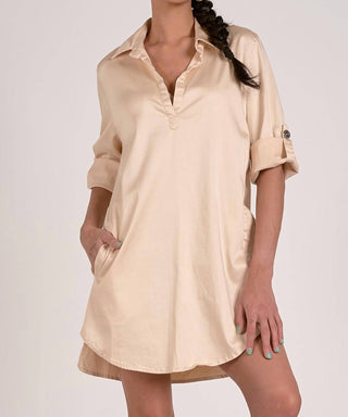 Elan - Stone Shirt Dress