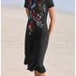 Johnny Was - ASYMMETRIC RUFFLE FLOUNCE SHORT SLEEVE DRESS CORA
