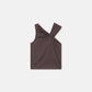 Aeron - Astrid Satin Draped Sleeveles Top