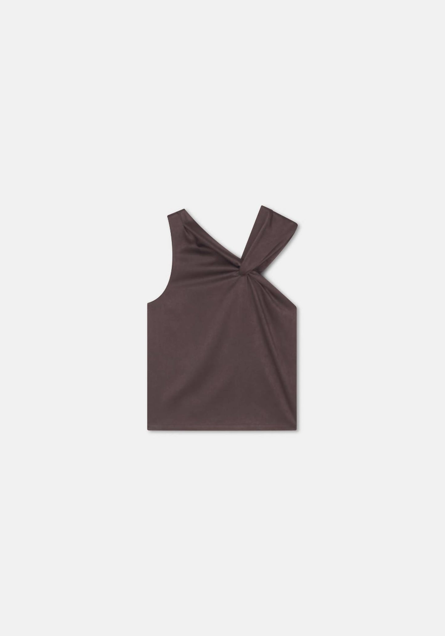 Aeron - Astrid Satin Draped Sleeveles Top