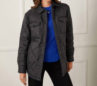 Karen Kane - Faux Fur Quilted Jacket