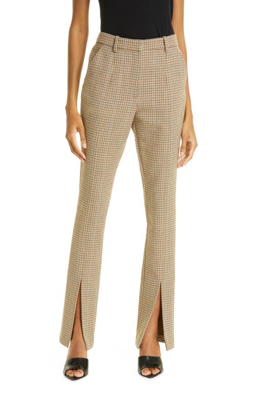 A.L.C. Edwin Pants in Brown/Teal/Bordeaux  Size 2