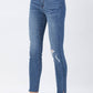Judy Blue - High Waist Dandelion Embroidery Skinny Denim Jeans