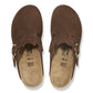 Birkenstock - Women's Fanny Ring-Buckle Suede Leather Clog - Medium/Narrow