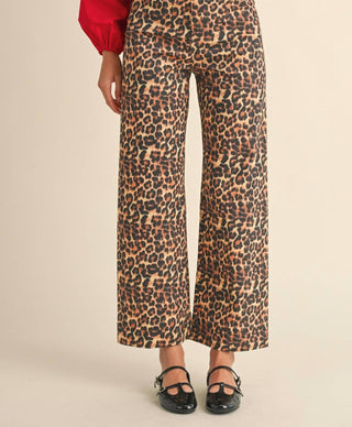 &Merci - Women's Cropped Wide Leg Pants