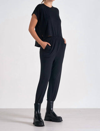 Elan - T-shirt Jogger Jumpsuit