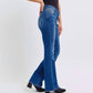 Judy Blue - Mid-rise Thermal Bootcut Jeans
