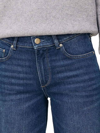 Dl1961 - Women'S - Hepburn Wide Leg Vintage Mid Rise Jeans