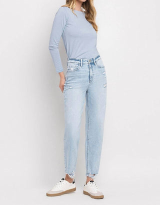 Flying Monkey - Super High Rise Barrel Leg Jeans