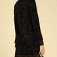Honey Punch - Floral Velvet Burnout Dress