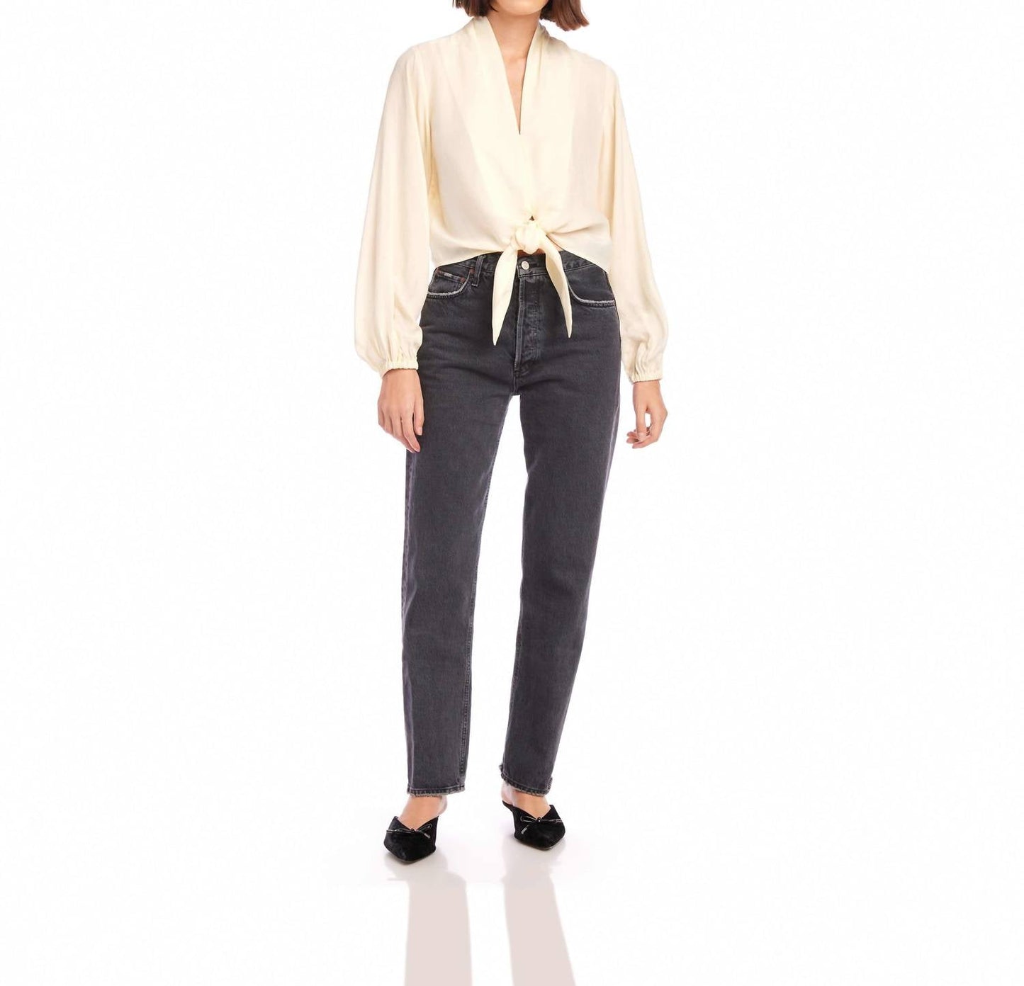 Fifteen Twenty - Capri Tie-Front Blouse