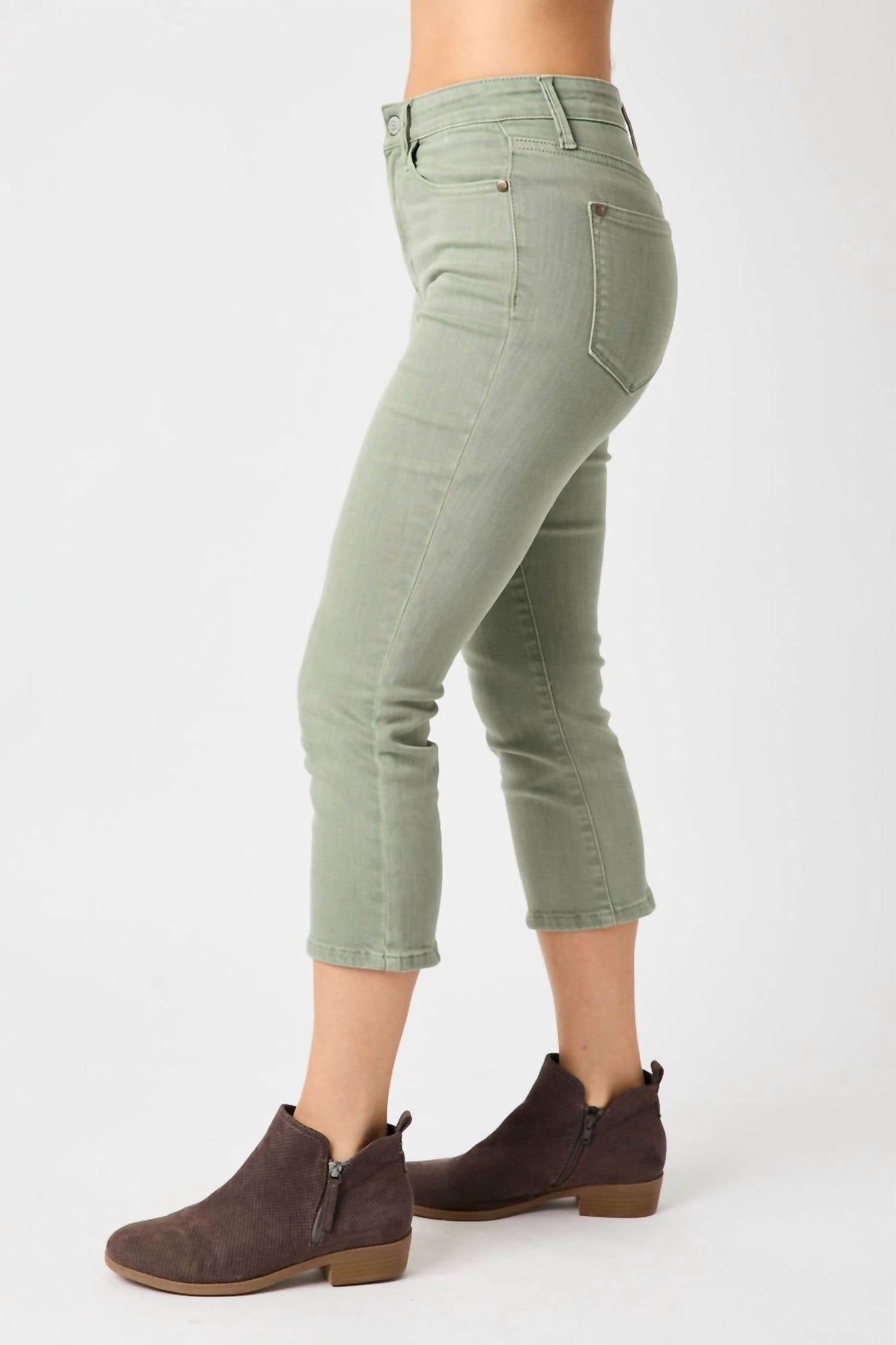 Judy Blue - Women's High Rise Capri Pant