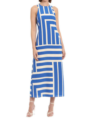 Donna Morgan - Quincy Geometric Print Maxi Dress
