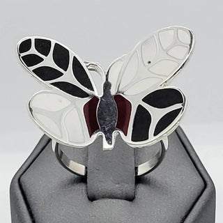 Costello International - Enameled Butterfly Ring