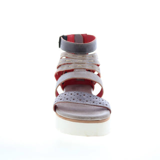 Bedstu - Women's Leather Zipper Platforms Sandals Shoes