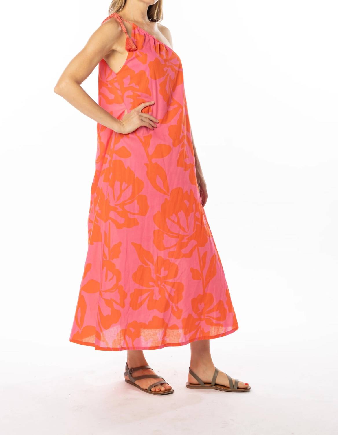 Bindu - Bindu Lydia One Shoulder Maxi Dress