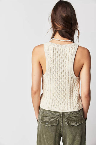 Free People - High Tide Scoopneck Cable Tank Top
