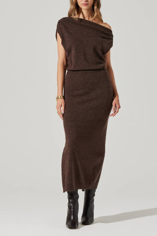 Astr - Val One Shoulder Sweater Dress