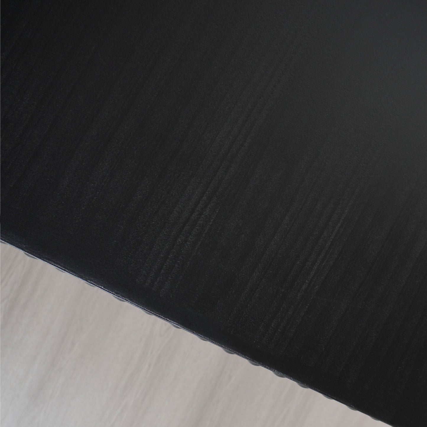 Black Wood Console Table, 59in Entryway Table