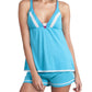 Twelve Eighty Eight - Quinn Tank Strap Camisole, Boxer Pajama Set