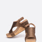 Corkys Footwear - Women's Carley Faux Leather Wedge Sandal
