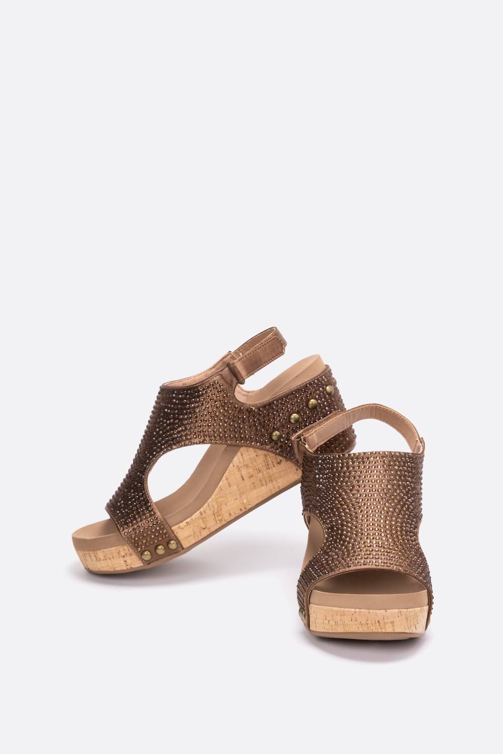 Corkys Footwear - Women's Carley Faux Leather Wedge Sandal