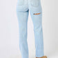 Judy Blue - Rip Back High Rise Straight Jeans