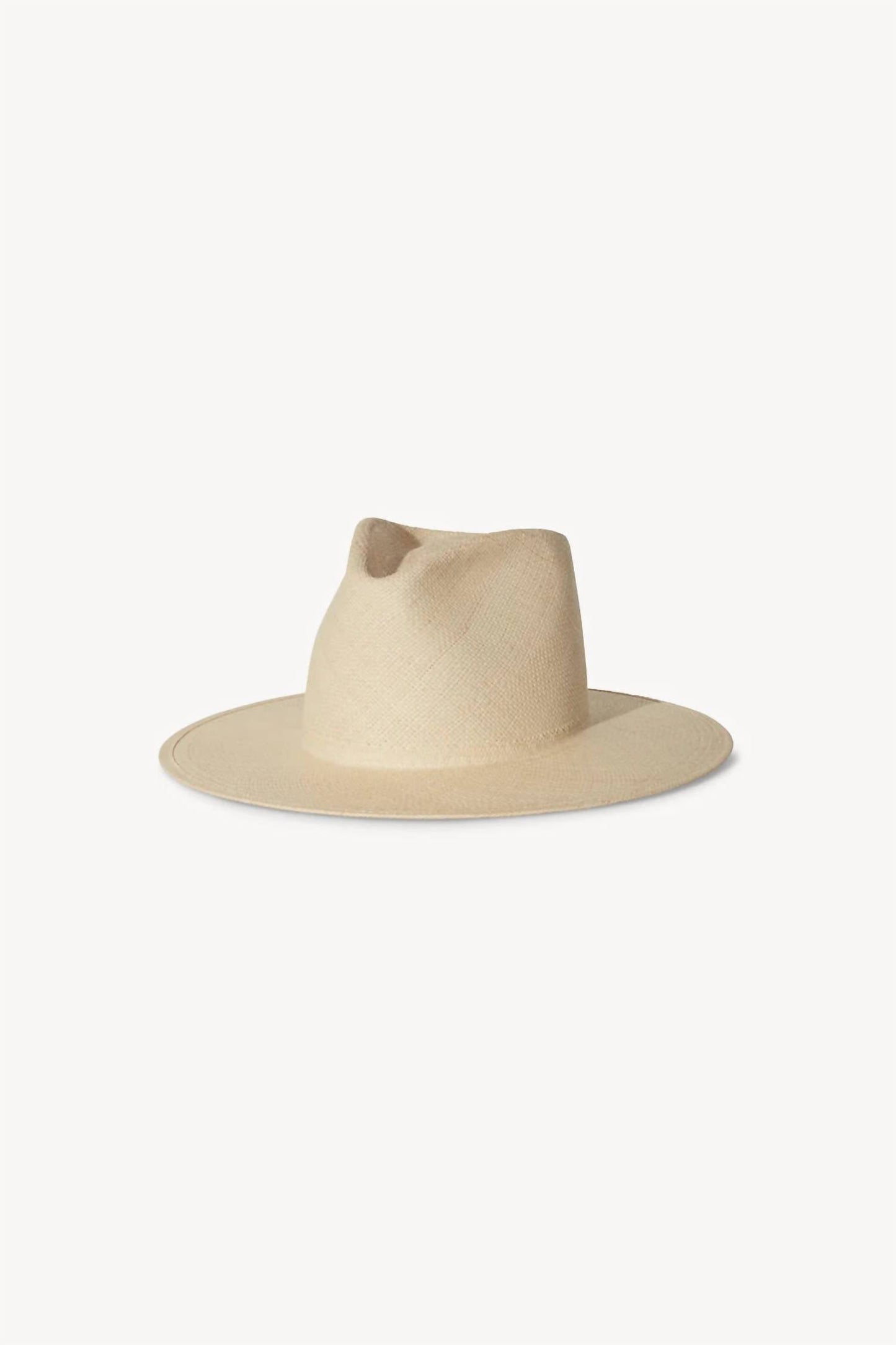 Janessa Leone - Women's Greta Structured Panama Straw Fedora Hat