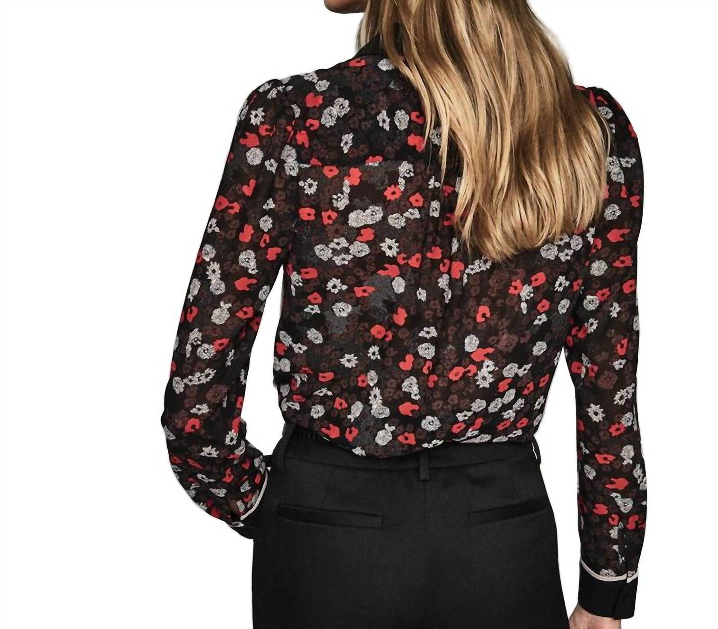 Reiss - Reiss Poppy Floral Printed Blouse