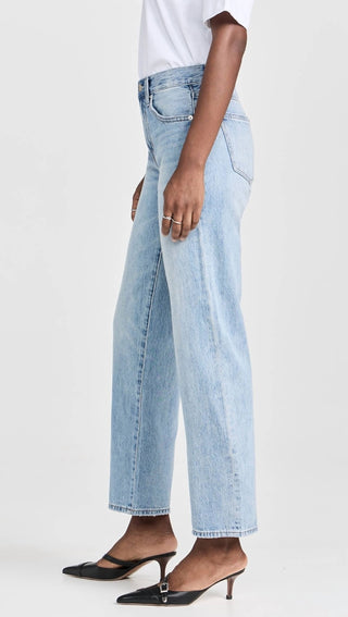 Pistola - Lexi Mid Rise Bowed Straight Leg Jeans