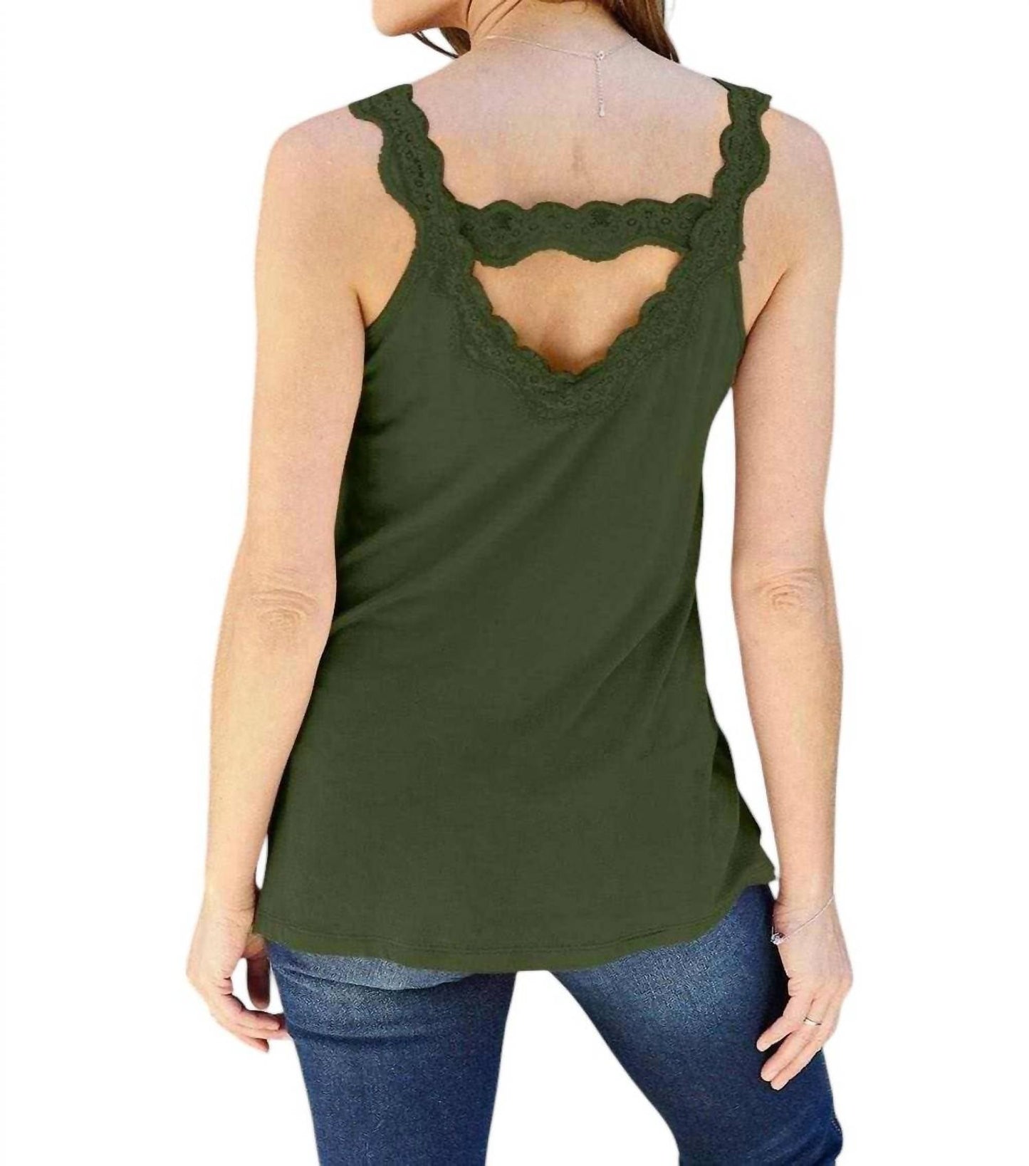 Basic Bae - Effortless Elegance Lace V-Neck Cami