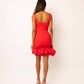 Amylynn - Corsage Hem Mini Dress