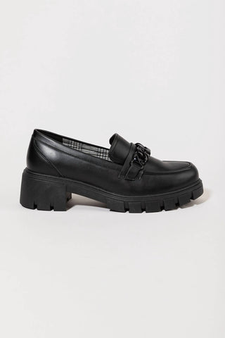Jellypop - Women's Una Chunky Chain Loafer