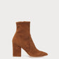 Loeffler Randall - Women's Isla Cacao Suede Slim Ankle Bootie
