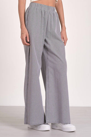 Elan - Gingham Wide Leg Pants